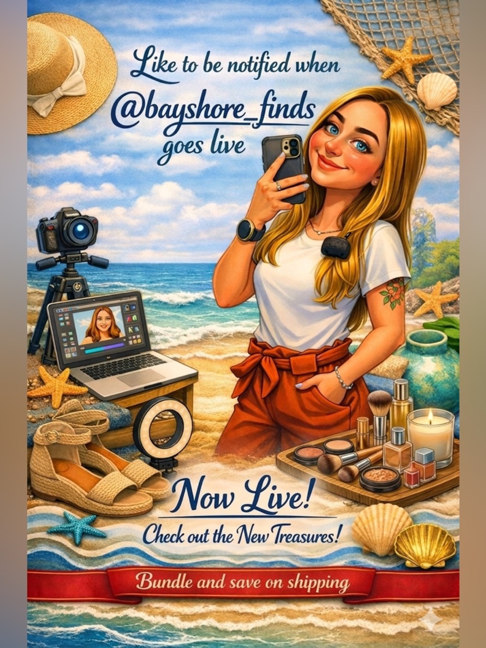 BAYSHORE_FINDS IS LIVE!⚓️ Like this flyer to be notified 🐚